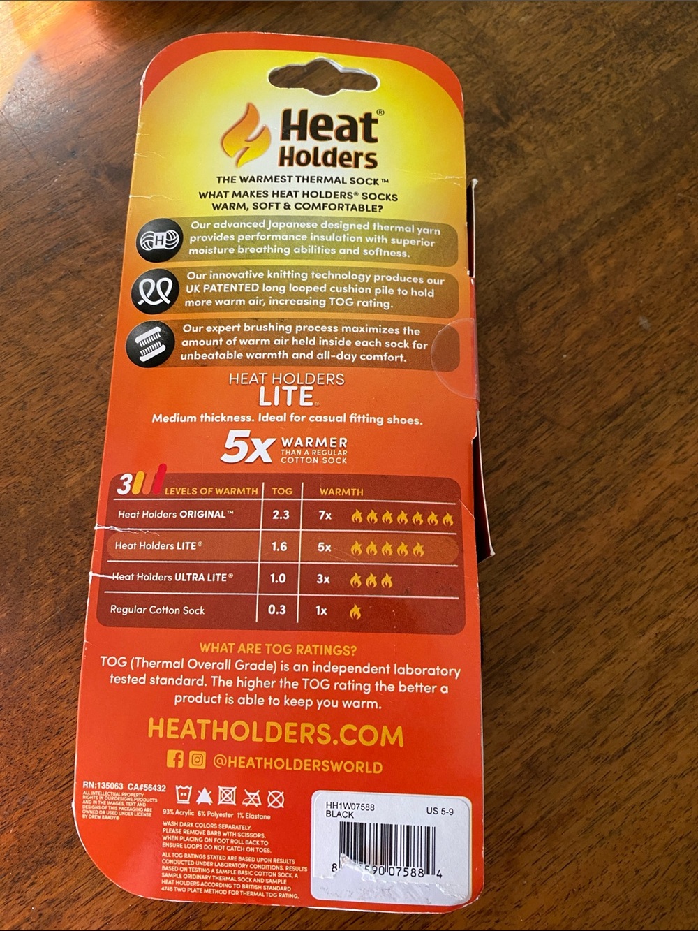HEAT HOLDER Thermal Socks - Picture 5 of 6